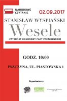 Przeczytają fragmenty &quot;Wesela&quot;